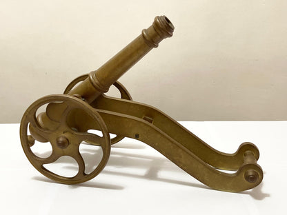 Canhão Decorativo Antigo Em Bronze John Somers Js Mg 46cm