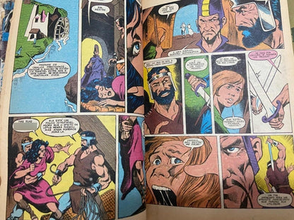 Lote Hq Gibi Antigo Conan Marvel - Conan Rei