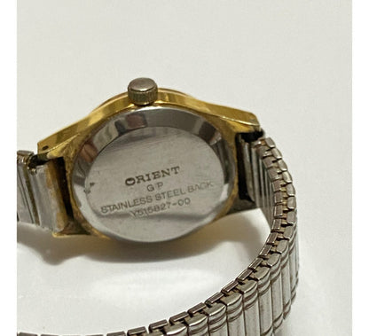 Relógio Antigo Orient Quartz Japan Dourado