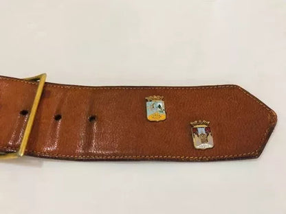 Antigo Cinto Com Broches