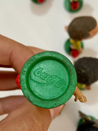 Coleção Bonecos Antigos Coca Cola Mini Craque Brasil Copa 98