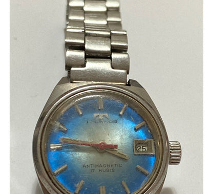 Relógio Antigo Technos Swiss 17 Rubis Antimagnetic
