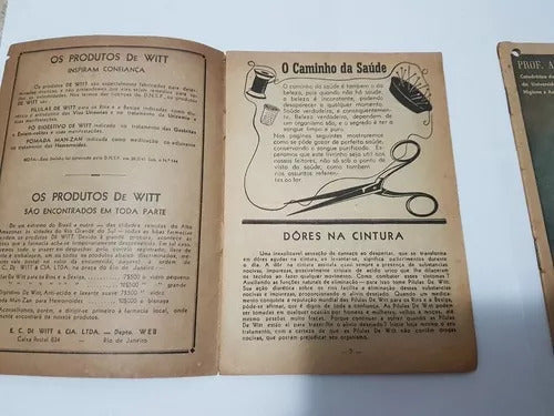 Livretos Antigos Saúde E Higiene - Década De 50