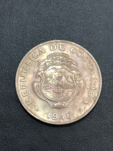 Antiga Moeda 1948 Costa Rica 1 Colon