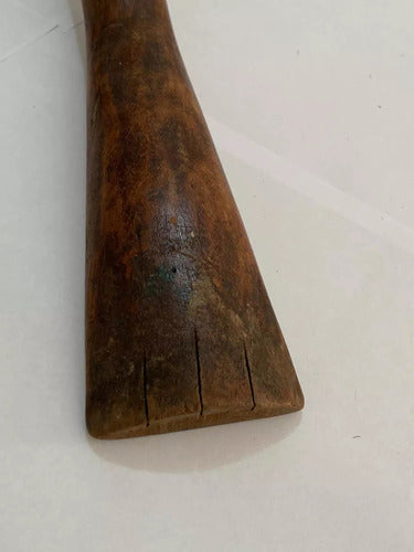 Antigo Cajado Bengala Arte Indígena Madeira Nobre