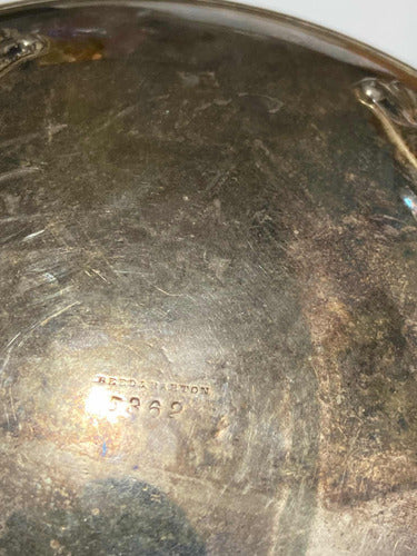 Fruteira Antiga Marca Reed Barton Cor Prata