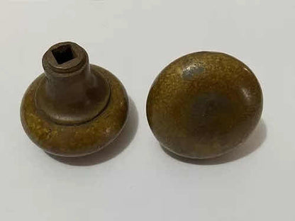 Puxadores Antigos De Bronze Redondo