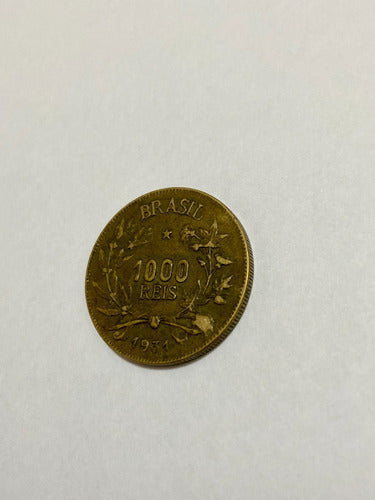 Antiga Moeda Brasil 1000 Réis 1931 Lote 2