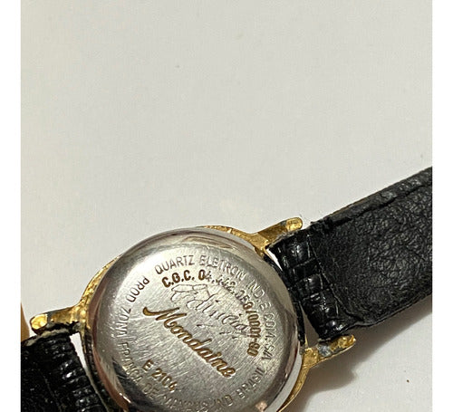 Relógio Antigo Mondaine Quartz Dourado