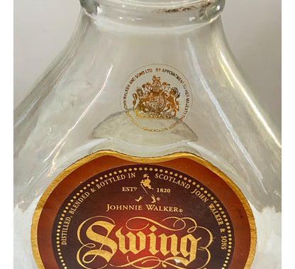 Garrafa Antiga Whisky Johnnie Walker Swing Vazia