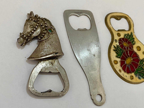 Abridor De Garrafa Antigo - Cavalo - Rosas - Hercules