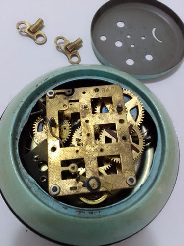 Relógio Despertador Antigo Metal Galo Jam Loceng Ayam China