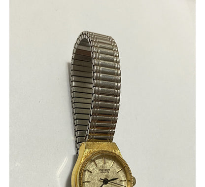 Relógio Antigo Orient Quartz Japan Dourado