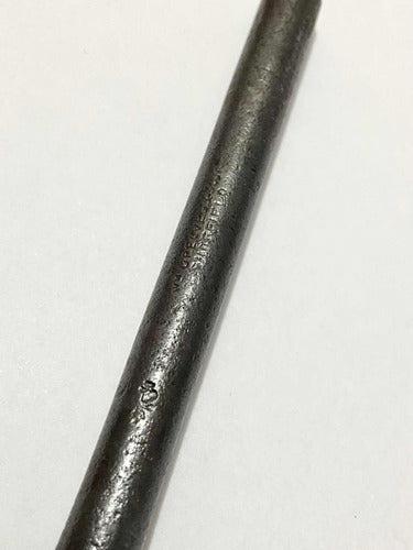 Ferramenta Antiga Broca De Ferro Com Marca