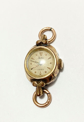 Relógio Antigo Dalva 17 Rubis Plaquer Ouro 20 Microns