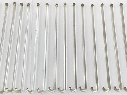 Misturador Mexedor De Bebidas Cristal Murano Antigo Lote