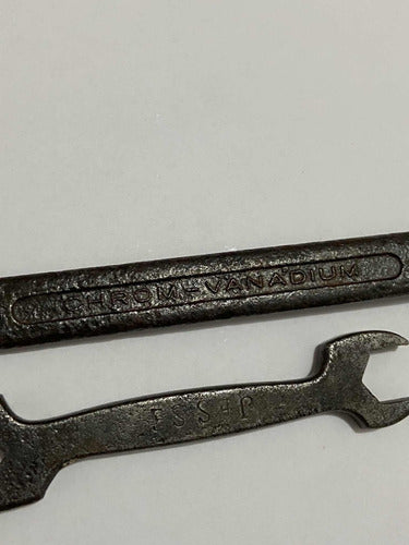 Ferramenta Antiga Chave Boca Fixa Marca Chrom Vanadium