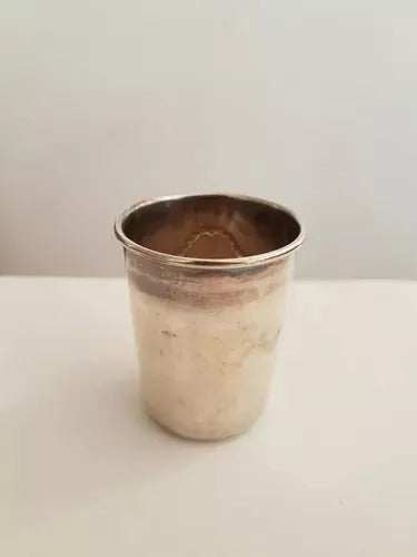 Copo Antigo Prata Wolff Lembrança Nestlé