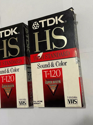 Antigas Fitas Vhs Lacradas Virgem Tdk