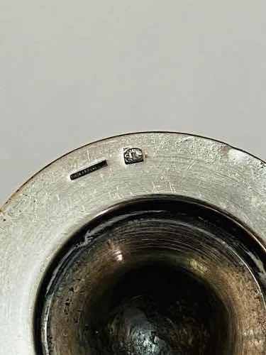 Antigo Castiçal Porta Vela Prata Marca Christofle