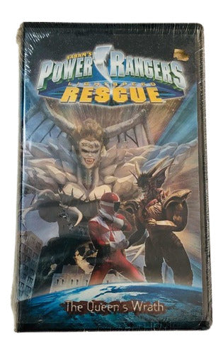 Fita Antiga Vhs Powers Ranger Rescue Lacrada