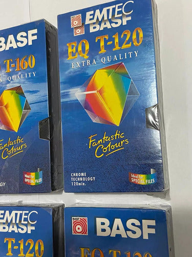 Antiga Fita Vhs Lacrada Virgem Emtec Basf
