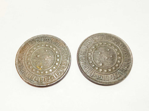 Moedas Antigas 40 Réis 1912 - Lote 2