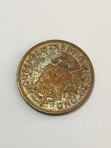 Moeda Antiga Jamaica Half Penny 1964 Rainha Elizabeth Ii