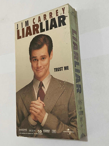 Antiga Fita Vhs Lacrada Jim Carrey - Liar Liar Trust Me 1997