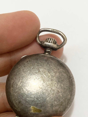 Antigo Porta Comprimido Cor Prata