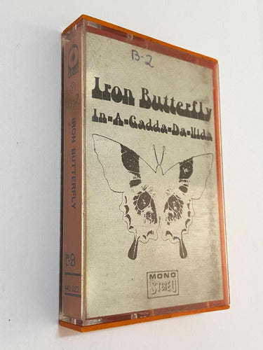 Antiga Fita Cassete K7 Iron Butterfly In A Gadda 1972 France