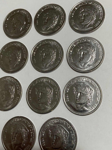 Lote Moedas Antigas Brasil 1 Cruzado