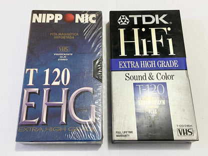Fita Antiga Vhs Lacrada Virgem Nipponic E Tdk Hifi
