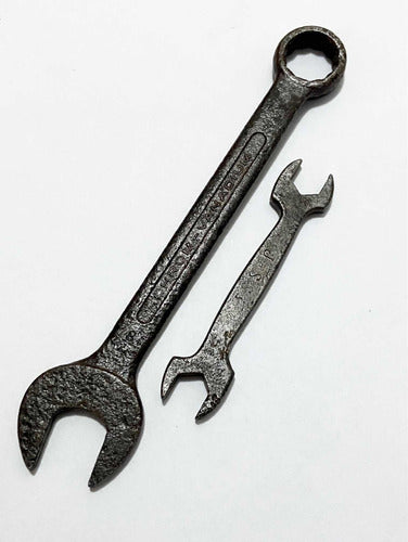 Ferramenta Antiga Chave Boca Fixa Marca Chrom Vanadium